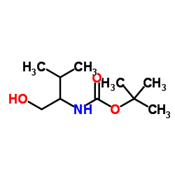 N-Boc-DL-缬氨醇结构式