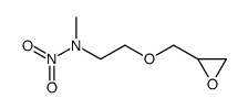 N-methyl-N-[2-(oxiran-2-ylmethoxy)ethyl]nitramide结构式