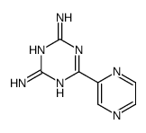 1,3,5-Triazine-2,4-diamine, 6-(2-pyrazinyl)- (9CI) Structure