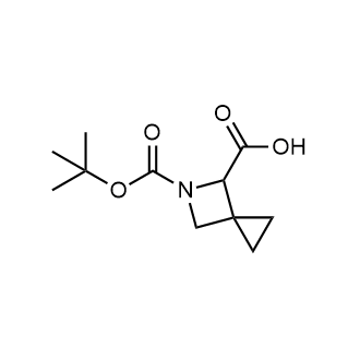 5-(叔丁氧基羰基)-5-氮杂螺环[2.3]己烷-4-羧酸结构式