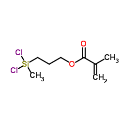 3-甲基丙烯酰氧丙基甲基二氯硅烷结构式