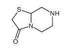 5H-Thiazolo[3,2-a]pyrazin-3(2H)-one,tetrahydro-(9CI)结构式