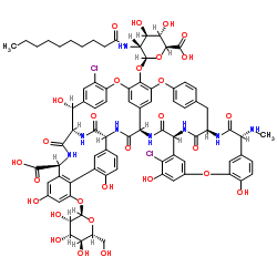 Parvodicin complex Structure