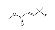 methyl (E)-3-(trifluoromethyl)propenoate Structure