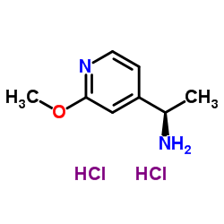 (R)-1-(2-甲氧基吡啶-4-基)乙胺二盐酸盐结构式
