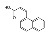 (2E)-3-(Naphth-1-yl)prop-2-enoic acid, trans-3-(Naphth-1-yl)acrylic acid Structure