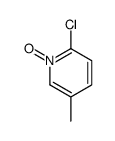 2-氯-5-甲基吡啶-N-氧化物结构式