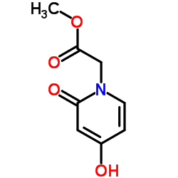 Methyl (4-hydroxy-2-oxo-1(2H)-pyridinyl)acetate Structure