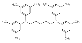 1,5-双[双(3,5-二甲基苯基)膦]戊烷结构式