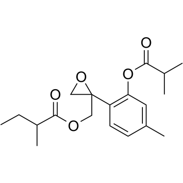8,9-环氧-3-异丁酰-10-(2-甲基丁酰)百里草酚图片