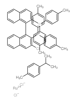 [RuCl(p-cymene)((S)-tolbinap)]Cl Structure