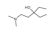 3-ethyl-1-dimethylamino-pentan-3-ol Structure