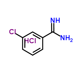 3-Chlorbenzolcarboximidamidhydrochlorid(1:1) Structure