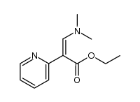 ethyl 3-dimethylamino-2-(pyridinyl-2)propenoate Structure