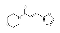 2-Propen-1-one,3-(2-furanyl)-1-(4-morpholinyl)-结构式