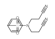 Benzenesulfonamide,N,N-bis(2-cyanoethyl)- Structure