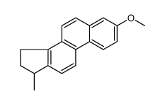 15H-Cyclopenta(a)phenanthrene, 16,17-dihydro-3-methoxy-17-methyl-结构式