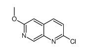 2-氯-6-甲氧基-1,7-萘啶结构式