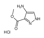 4-氨基-1H-吡唑-5-羧酸甲酯盐酸盐结构式