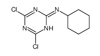 4,6-dichloro-N-cyclohexyl-1,3,5-triazin-2-amine Structure
