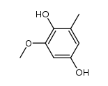 2-methyl-6-methoxybenzene-1,4-diol结构式