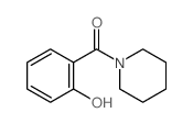 (2-羟基苯基)-哌啶-1-甲酮结构式