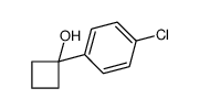 1-(4-chlorophenyl)cyclobutan-1-ol Structure