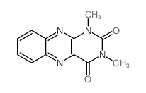 Benzo[g]pteridine-2,4(1H,3H)-dione,1,3-dimethyl-结构式
