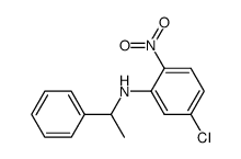 N-(1-phenylethyl)-5-chloro-2-nitroaniline Structure