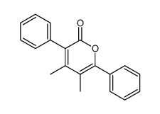 3,6-Diphenyl-4,5-dimethyl-2H-pyran-2-one结构式