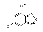 6-chloro-1,2,3-benzodithiazol-2-ium chloride结构式