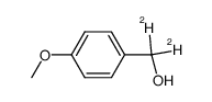 4-methoxybenzyl-α,α-d2 alcohol Structure