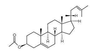 26,27-Dinorergosta-5,23-dien-3β-ol acetate结构式