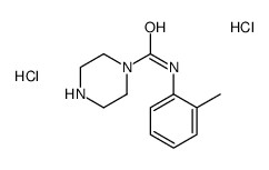 N-(2-methylphenyl)piperazine-1-carboxamide,dihydrochloride Structure