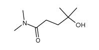 4-Hydroxy-4-methylvaleriansaeure-dimethylamid结构式