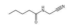 N-(cyanomethyl)pentanamide结构式