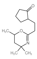 2-[2-(4,4,6-trimethyl-5,6-dihydro-1,3-oxazin-2-yl)ethyl]cyclopentan-1-one结构式