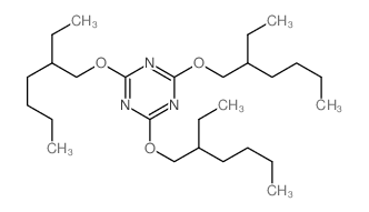 2,4,6-tris(2-ethylhexoxy)-1,3,5-triazine结构式