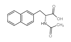N-乙酰基-3-(2-萘基)-D-丙氨酸结构式