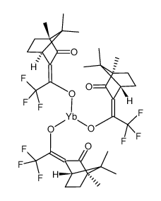 三氟乙酰樟脑酸镱结构式