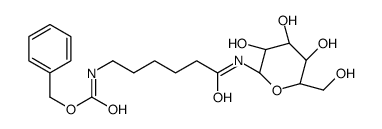 N-(ε-N-苄氧基羰基氨基)己酰基)-β-D-吡喃半乳糖苷(含有约35％的乙醇)结构式