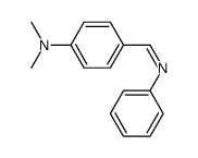 N,N-dimethyl-4-((Z)-phenylimino-methyl)-aniline结构式