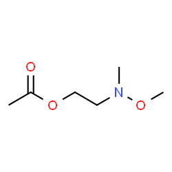 2-(METHOXY(METHYL)AMINO)ETHYL ACETATE结构式