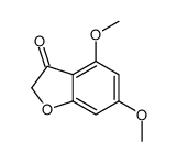 4,6-dimethoxy-1-benzofuran-3-one Structure