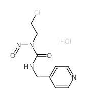 1-(2-chloroethyl)-1-nitroso-3-(pyridin-4-ylmethyl)urea,hydrochloride结构式
