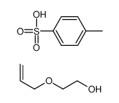 2-(烯丙氧基)乙基 4-甲基苯磺酸盐结构式