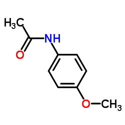 4'-Methoxyacetanilide Structure