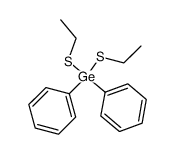bis(ethylthio)diphenylgermane结构式