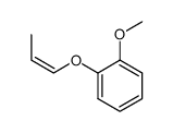 (Z)-1-methoxy-2-(prop-1-en-1-yloxy)benzene结构式