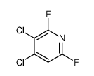 3,4-dichloro-2,6-difluoropyridine结构式